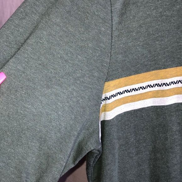 RVCA Green Lightweight Hoodie - Picture 3 of 4